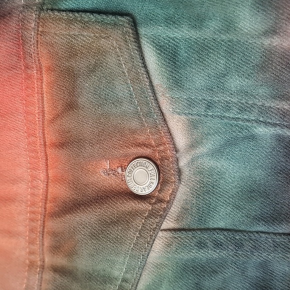 Pull&Bear Tie Dye Jean Jacket - Picture 5 of 7